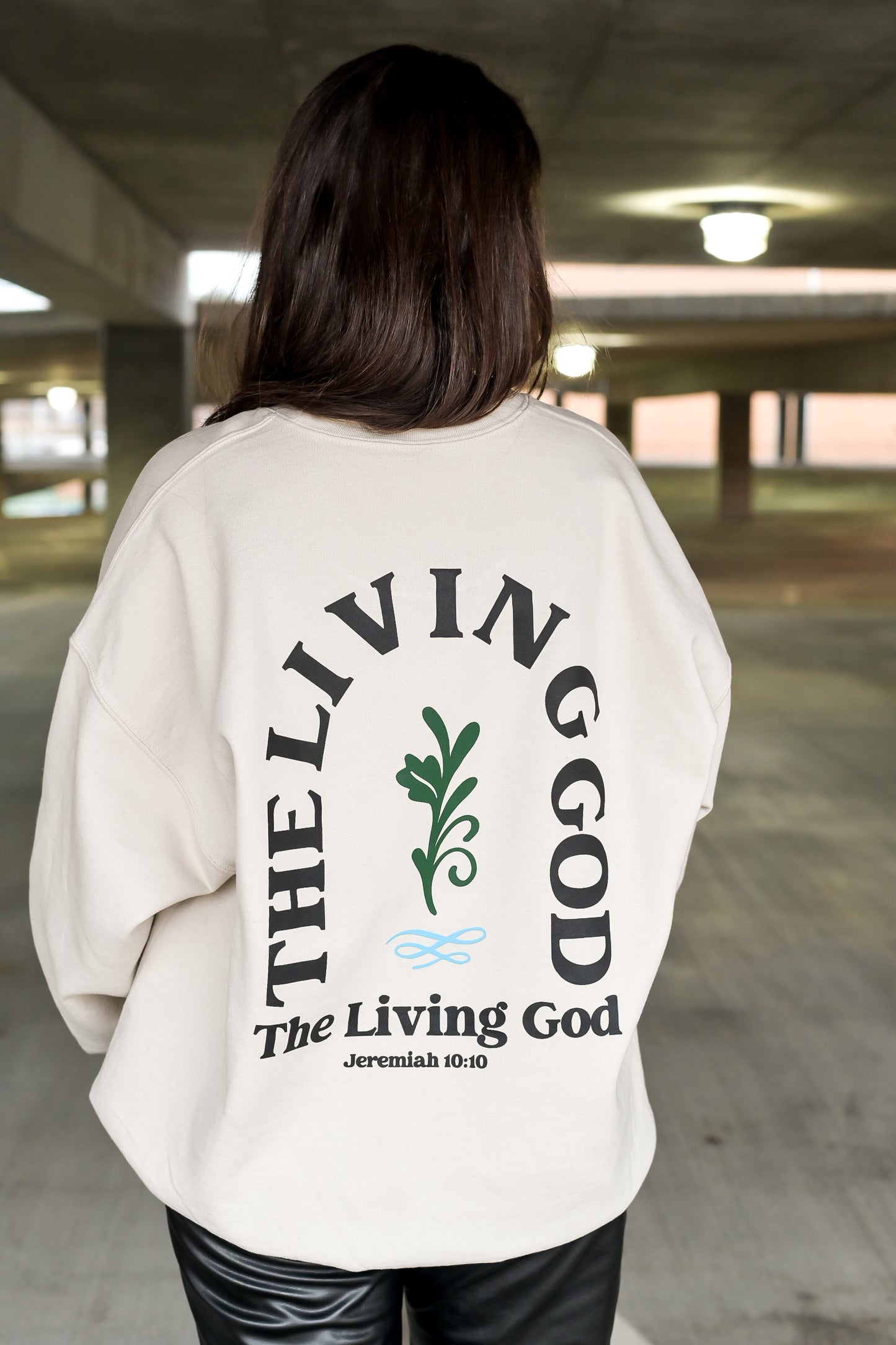 THE LIVING GOD BEIGE W/ BLACK