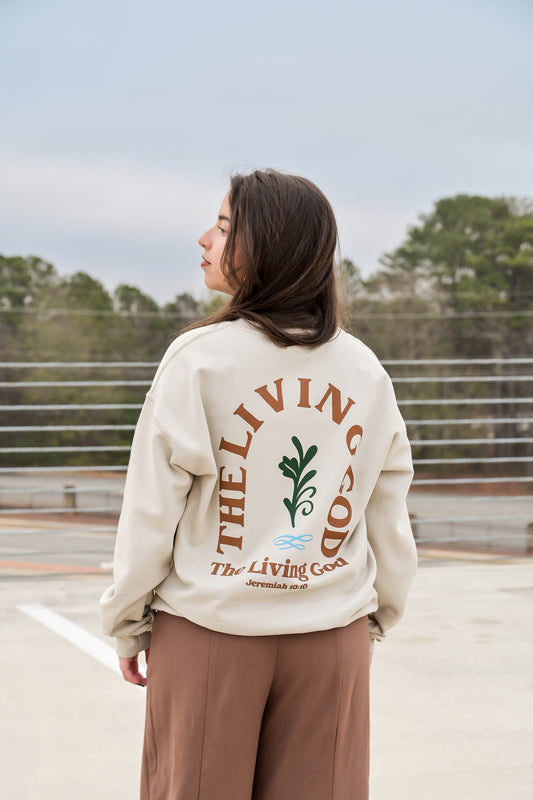 THE LIVING GOD BEIGE W/ BROWN