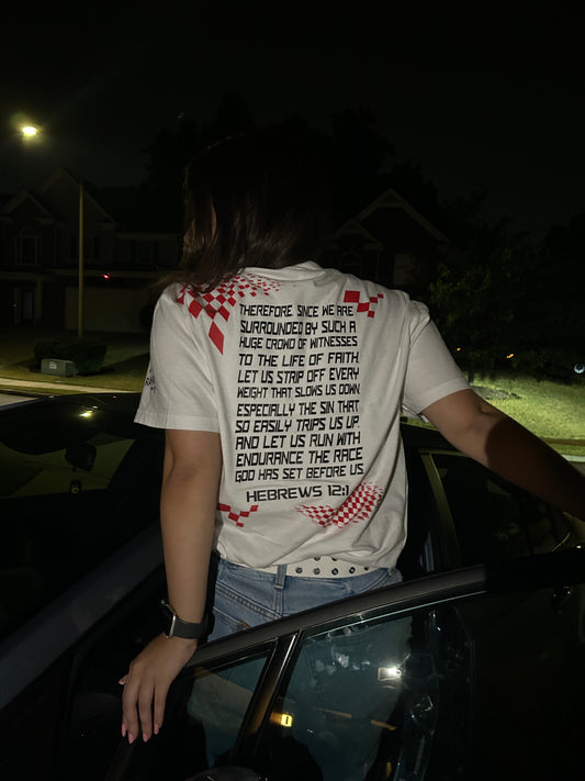 RUN YOUR RACE Hebrews 12:1 TEE