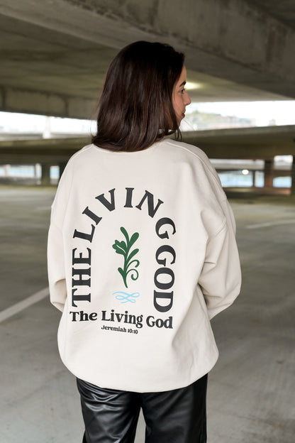 THE LIVING GOD BEIGE W/ BLACK