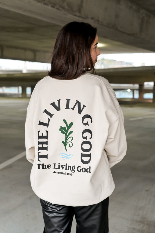 THE LIVING GOD BEIGE W/ BLACK