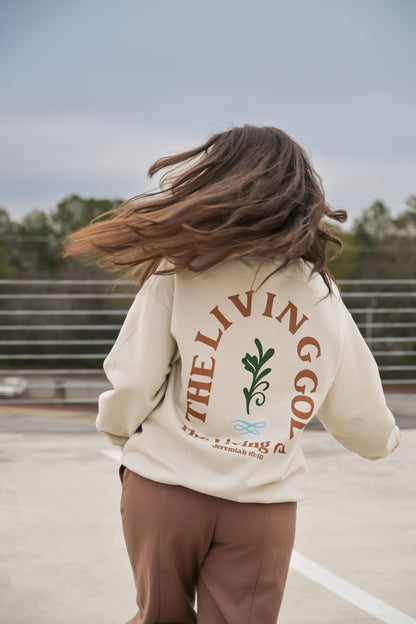 THE LIVING GOD BEIGE W/ BROWN