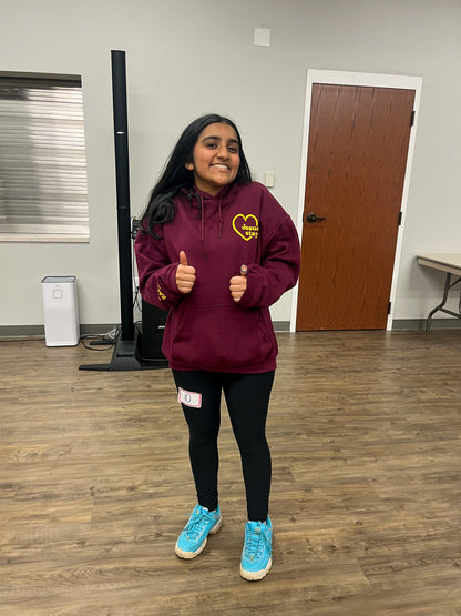 JESUS STAYS MAROON W/ YELLOW