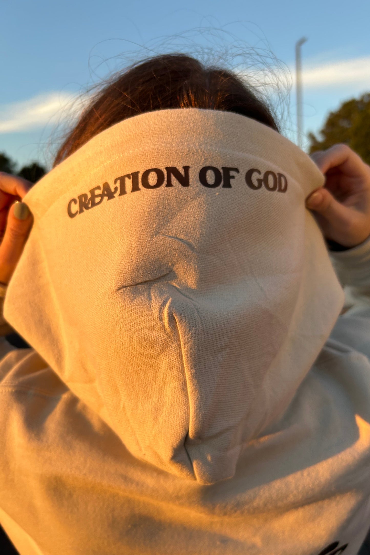 MASTERPIECE HOODIE BEIGE W/ DARK BROWN