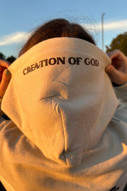 MASTERPIECE HOODIE BEIGE W/ DARK BROWN